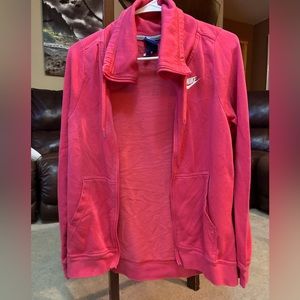 Pink Nike zip up